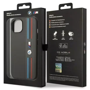 Etui na telefon BMW BMHCP14M22PPMA do Apple iPhone 14 Plus 6,7" szary/grey Tricolor M Collection - Etui i futerały do telefonów - miniaturka - grafika 8