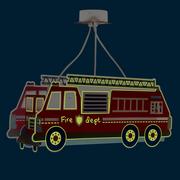 Lampy sufitowe - Dalber Fire Truck żyrandol samochód strażacki - miniaturka - grafika 1