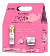 Zestawy kosmetyków damskich - Floslek Floslek XMASS - Zestaw Snail (Krem-żel naprawczy 50ml + Koncentrat regenerujący 30ml) - miniaturka - grafika 1