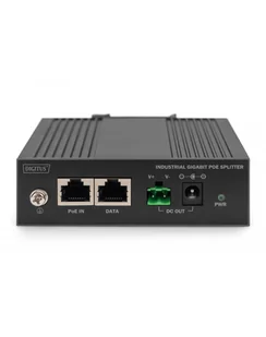 Digitus Industrial POE Splitter DIN Rail 60 W IEEE802.3at/af (DN651140) - Switche - miniaturka - grafika 1
