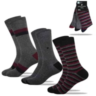 Skarpetki męskie - Pierre Cardin Skarpety Garniturowe Męskie 3 pary 43/46 - miniaturka - grafika 1