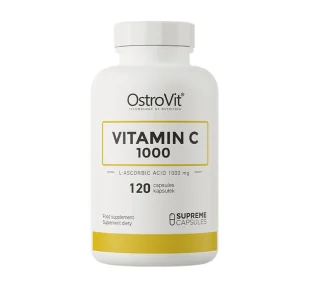 OstroVit OstroVit Witamina C 1000 mg - 120 kapsułek OST806 - Witaminy i minerały - miniaturka - grafika 1