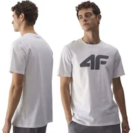 Koszulki męskie - Koszulka Męska 4F T-shirt Bawełniany Sportowa Casual M1844-10S-XL - miniaturka - grafika 1