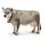 Figurki dla dzieci - Collecta Krowa Tyrolska Szara - 88901 - L - miniaturka - grafika 1