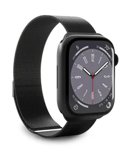 Pasek do Apple Watch 38-41mm Puro Milanese Magnetic Band - czarny - Akcesoria do smartwatchy - miniaturka - grafika 1