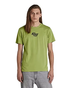 G-STAR RAW Męski T-shirt sportowy Gr R T, zielony (Tendril 336-d115), S - Koszulki męskie - miniaturka - grafika 1