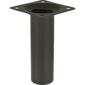 Zawiasy, okucia i inne akcesoria - Noga meblowa okrągła 10 cm czarna - miniaturka - grafika 1