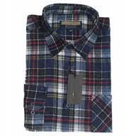 Koszule męskie - MĘSKA KOSZULA BAWEŁNIANA 43/44 FLANELOWA W KRATKĘ CASUAL NA CO DZIEŃ - miniaturka - grafika 1