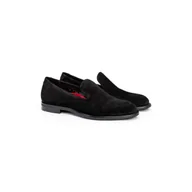 Mokasyny męskie - LLOYD WELLINGTON Mokasyny Buty Męskie Slip-on Zamszowe Eleganckie 40.5 - miniaturka - grafika 1