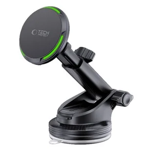 Uchwyt samochodowy TECH-PROTECT QI2 MagSafe Wireless Charger 15W Czarny - Uchwyty samochodowe do telefonów - miniaturka - grafika 1