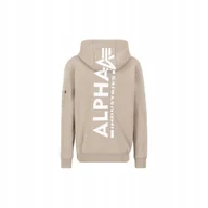 Bluzy męskie - Alpha Industries Back Print Zip Hoody 128342-679 L - miniaturka - grafika 1