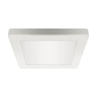 Lampy sufitowe - Ledowy plafon nowoczesny Olga 18W do sypialni biały - miniaturka - grafika 1
