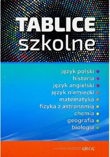 Greg Tablice szkolne - Opracowanie zbiorowe - Powieści i opowiadania - miniaturka - grafika 4