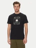 Koszulki męskie - Blend T-Shirt 20718311 Czarny Regular Fit - miniaturka - grafika 1