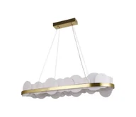 Lampy sufitowe - LED Żyrandol ściemnialny na lince LED/50W/230V 3000-6500K złoty + pilot zdalnego sterowania - miniaturka - grafika 1