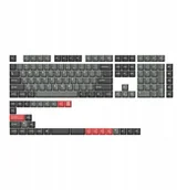 Gadżety dla graczy - Cherry Profile Double-Shot PBT Full Set Keycaps - Dolch Red, Gray White Mint, Blue Black Yellow Full Set 143 klawisze / Dolch Red - miniaturka - grafika 1