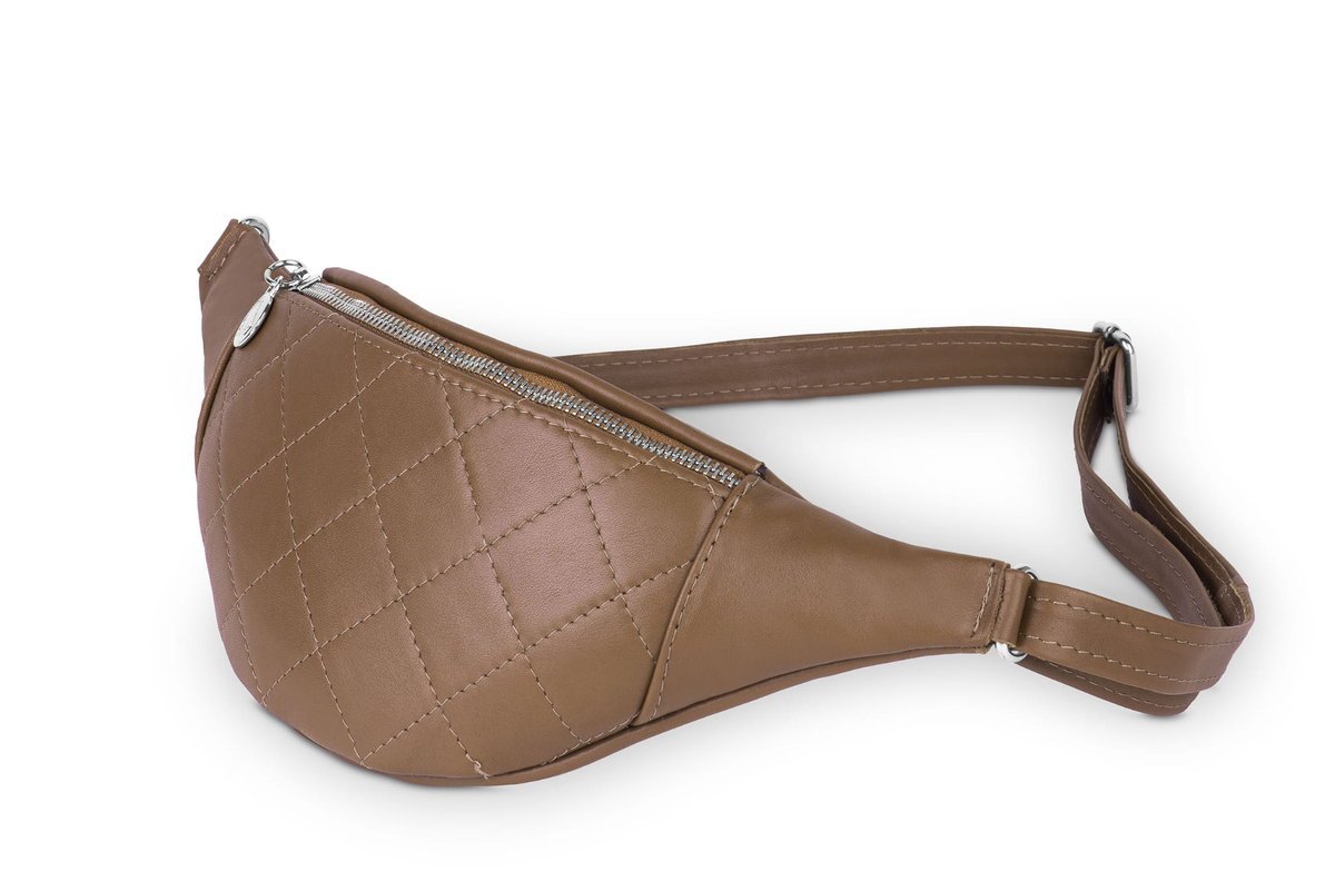 Saszetka Damska Skórzana Kaletnik Zewia Brązowa