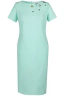 Sukienki - Sukienka FSU1110 MIĘTOWY - Fokus - miniaturka - grafika 1