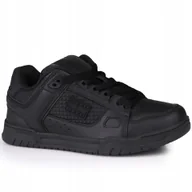 Buty sportowe męskie - Buty męskie Tommy Jeans Tjm Leather Skater Tongue Black - miniaturka - grafika 1