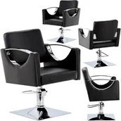 Fotele fryzjerskie - Fotel fryzjerski Luna hydrauliczny obrotowy do salonu fryzjerskiego krzesło fryzjerskie - miniaturka - grafika 1