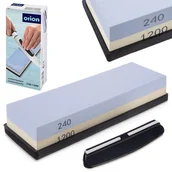 Ostrzałki do noży - Ostrzałka do noży kuchennych i nożyczek narzędzi kamienna osełka ORION 141131 - miniaturka - grafika 1