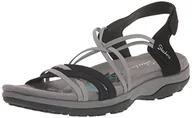 Sandały damskie - Skechers Reggae Slim Takes Two, sandały damskie, czarny, 36 EU - miniaturka - grafika 1