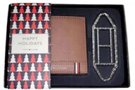 Portfele - PORTFEL TOMMY HILFIGER + BRELOK MESKI SKÓRA PREZENT GIFTBOX - miniaturka - grafika 1