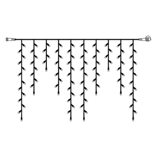 System 24 - łańcuch przedłużający sople LED, 2x1 m - Oświetlenie świąteczne - miniaturka - grafika 2