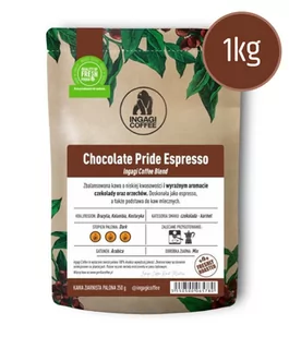 Kawa ziarnista Ingagi Coffee Chocolate Pride Espresso 1kg - Kawa - miniaturka - grafika 1
