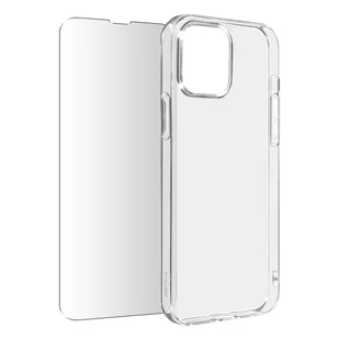 Etui na iPhone 13 Mini Silikonowe Miękkie szkło hartowane 9H przezroczyste - Etui i futerały do telefonów - miniaturka - grafika 1