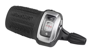 Przerzutka rowerowa microSHIFT DS85-LF 3x Twist Shifter | BLACK - Części rowerowe - miniaturka - grafika 1