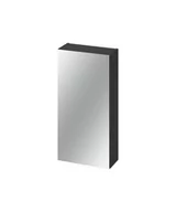 Szafki łazienkowe - Szafka łazienkowa wisząca z lustrem Meissen Keramik Werta 40 cm czarny mat S1005-003 - miniaturka - grafika 1
