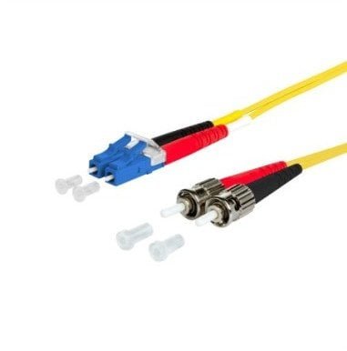 Kabel krosowy METZ CONNECT OpDAT, LC-D/2xST OS2, 1 m