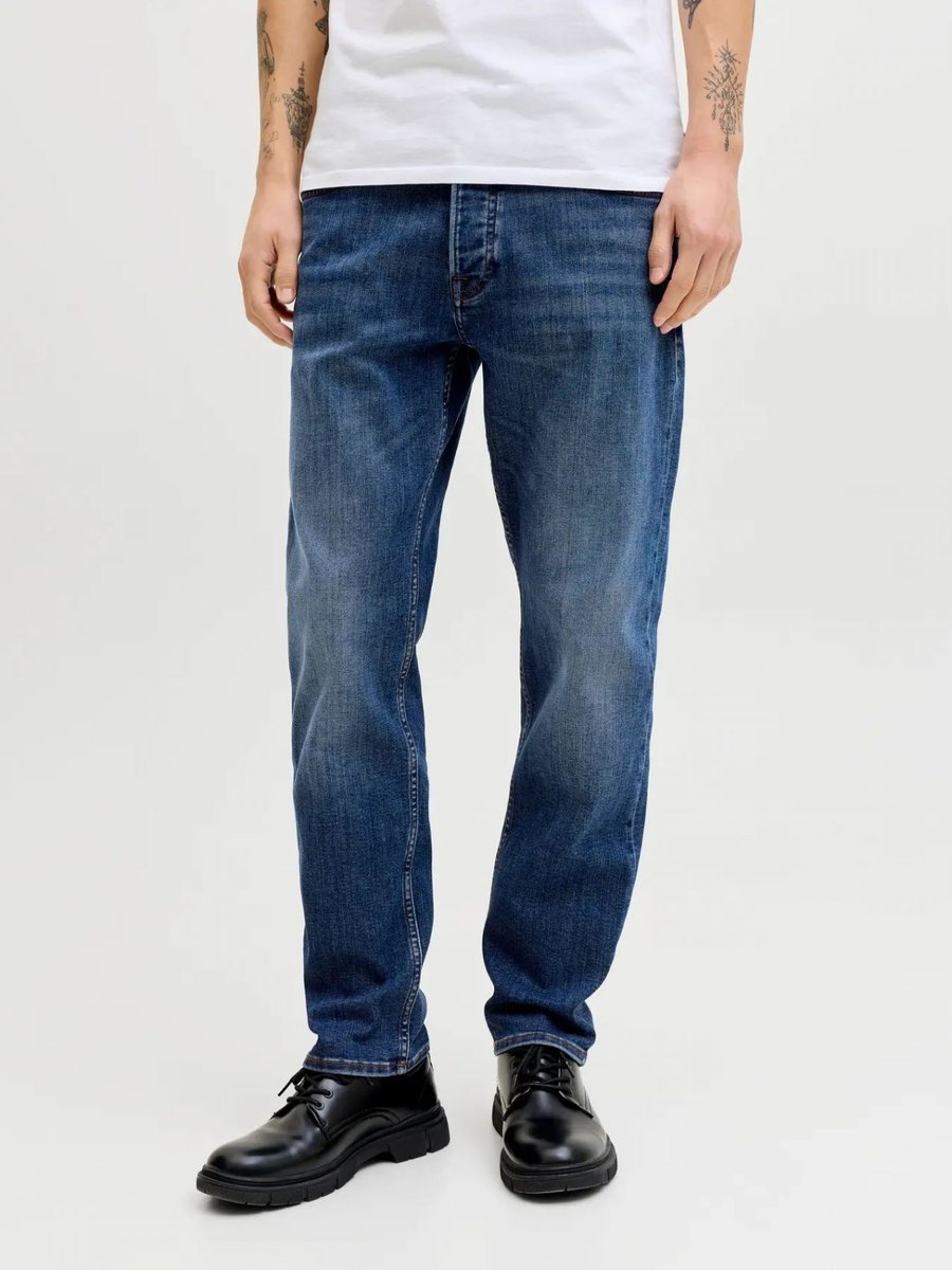 jeansy męskie jack and jones 12289829 mike niebieski denim