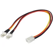 Kable komputerowe i do monitorów - Akyga Adapter 3-pin 2 x 3-pin AK-CA-52 - miniaturka - grafika 1