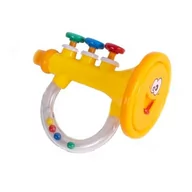 Grzechotki dla dzieci - Smily Play Grzechotka trąbka SP83674 AN01 - PLAY - miniaturka - grafika 1