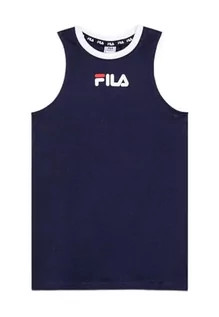 Sukienki - FILA Dziewczęca sukienka tank sukienka dziecięca, Medieval Blue, 110/116 cm - grafika 1