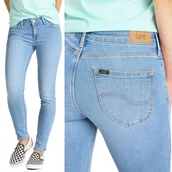 Spodnie damskie - Lee Scarlett Skinny Light Florin Rurki W28 L31 - miniaturka - grafika 1