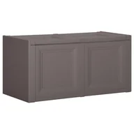 Pudełka i szkatułki - vidaXL Skrzynia na poduszki, szara, 86x40x42 cm, 85 L vidaXL - miniaturka - grafika 1