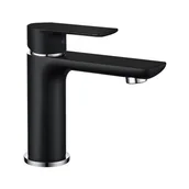 Baterie umywalkowe - Mexen Alfa bateria umywalkowa, czarna - 745700-70 - miniaturka - grafika 1