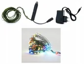 Oświetlenie świąteczne - Lampki Led 200Szt. Druciki Wielokolorowe Na Prąd - miniaturka - grafika 1