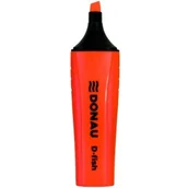 Zakreślacze - Donau ZAKREŚLACZ D-FISH POMARAŃCZOWY 1SZT 7356001PL-12 - miniaturka - grafika 1