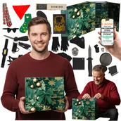 Ozdoby bożonarodzeniowe - ELEGANCKI KALENDARZ ADWENTOWY DLA MĘŻCZYZNY Faceta Mężczyzn Męża Ojca Dziadka Chłopaka Na Adwent Święta + EBOOK-1 - miniaturka - grafika 1