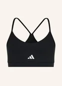 Biustonosze - Adidas Biustonosz Sportowy schwarz - miniaturka - grafika 1