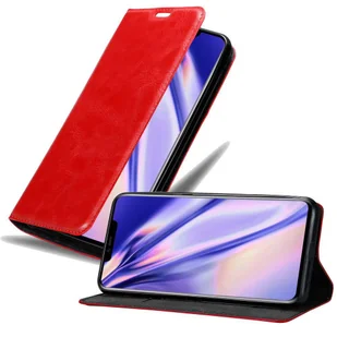 Etui ochronne Cadorabo do Huawei MATE 20 PRO w kolorze czerwonym etui na telefon komórkowy z magnetycznym zamknięciem - Etui i futerały do telefonów - miniaturka - grafika 1