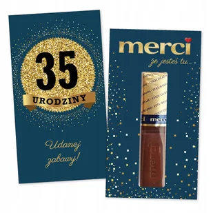 10x PODZIĘKOWANIA NA 35 URODZINY DLA GOŚCI merci lat - premium - GRANATOWY - Bombonierki i czekoladki 10x PODZIĘKOWANIA NA 35 URODZINY DLA GOŚCI merci lat - premium - GRANATOWY - Bombonierki i czekoladki - miniaturka - grafika 1