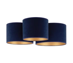 Duolla - Plafon ROLLER TRIO 3xE27/60W/230V niebieski - Lampy sufitowe - miniaturka - grafika 1