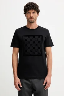 Joop! t-shirt bawełniany męski kolor granatowy z nadrukiem 30047429 - Koszulki męskie - miniaturka - grafika 1