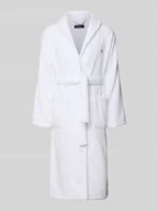 Szlafroki męskie - Szlafrok z kołnierzem z połami - miniaturka - grafika 1