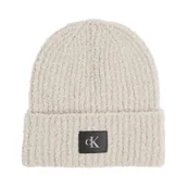 Czapki damskie - Calvin Klein Jeans Czapka HARDWARE | z dodatkiem wełny - miniaturka - grafika 1